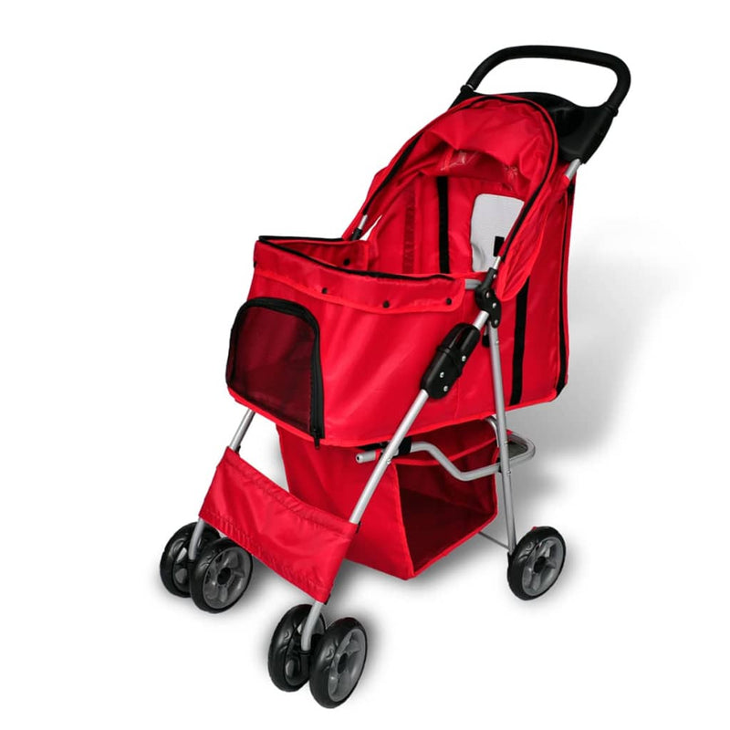 Load image into Gallery viewer, Vidaxl wandelwagen voor hond rood
