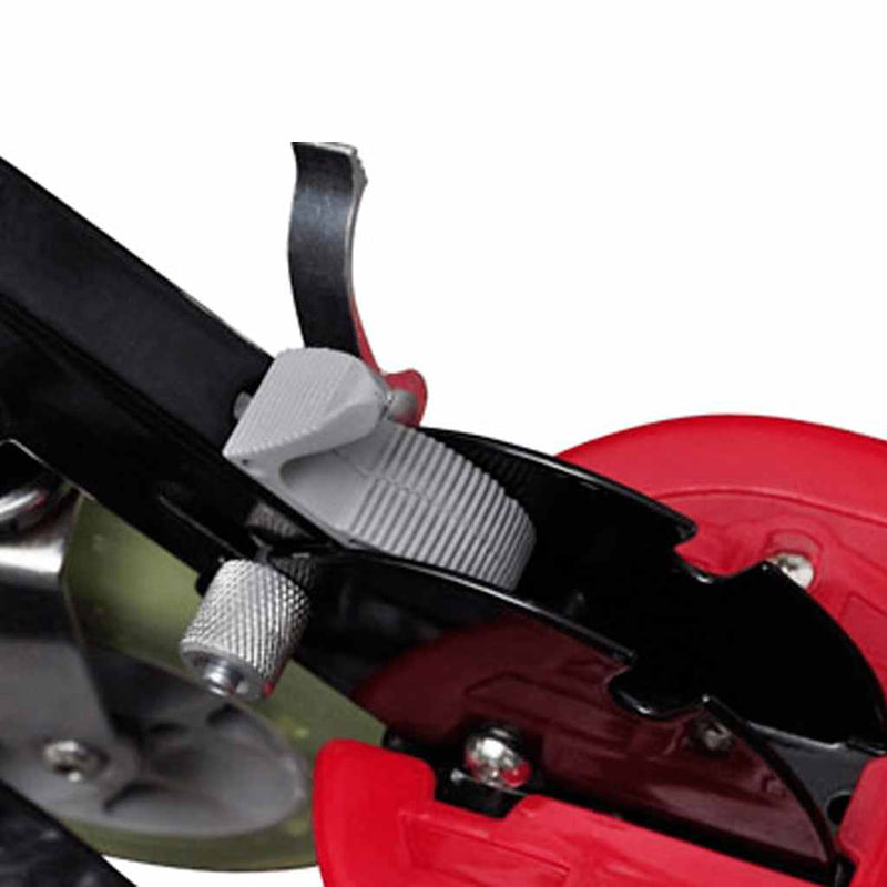 Load image into Gallery viewer, Vidaxl step elektrisch met zitje 120 w rood
