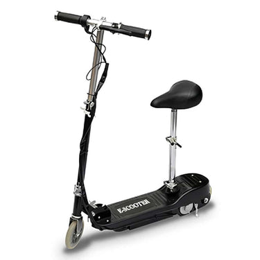 Vidaxl step elektrisch met zitje 120 w zwart