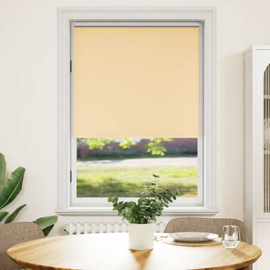 Vidaxl rolgordijn verduisterend 84,4 x 175 cm stofbreedte 80 cm beige