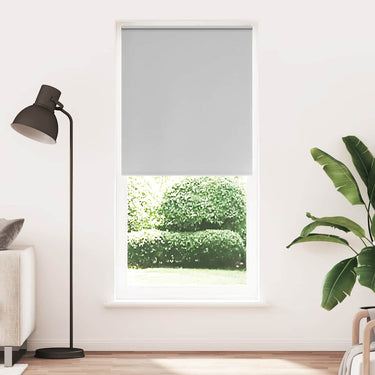 Vidaxl rolgordijn verduisterend 124,4 x 230 cm stofbreedte 120 cm grijs