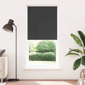 Vidaxl rolgordijn verduisterend 124,4 x 230 cm stofbreedte 120 cm zwart