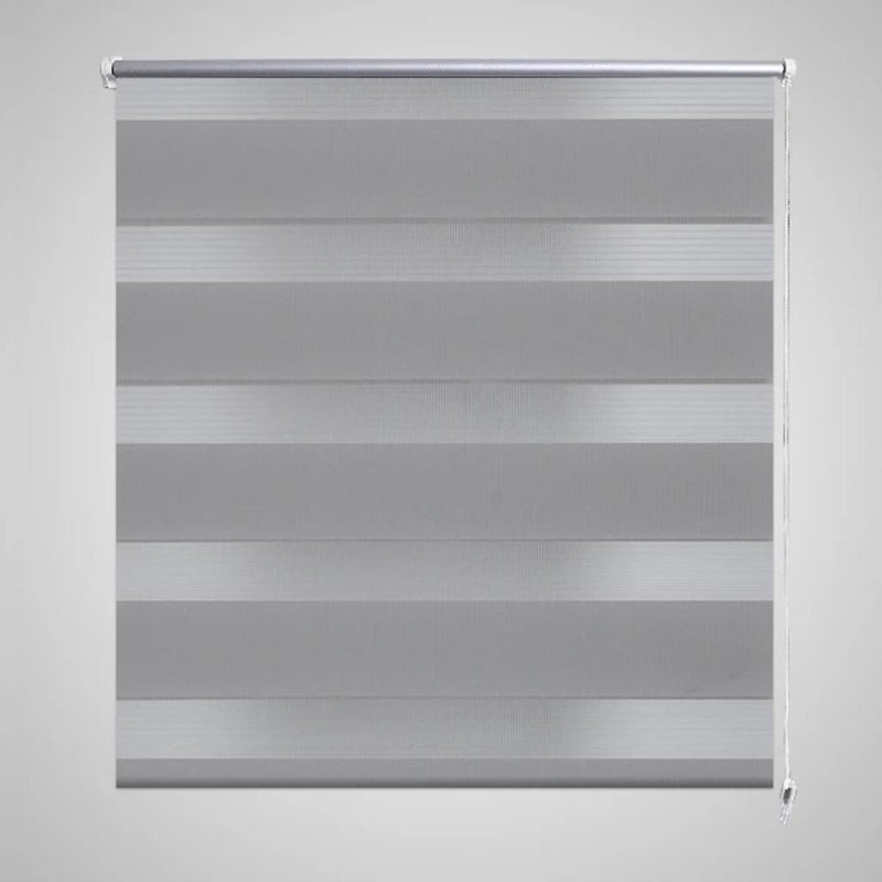 Load image into Gallery viewer, Vidaxl duo rolgordijn 40x100cm grijs

