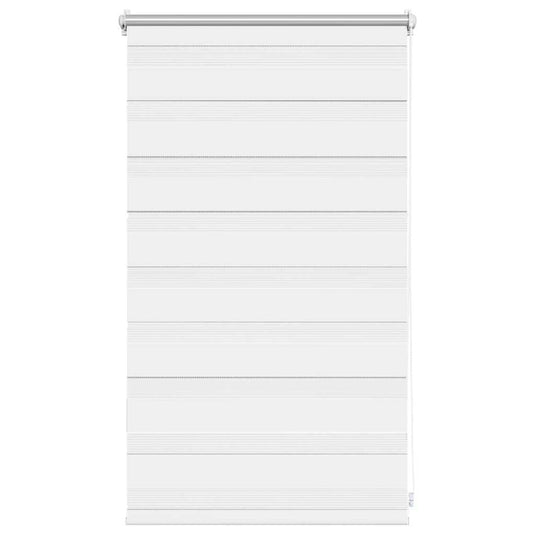Vidaxl zebra rolgordijn 50,9 x 100 cm stofbreedte 46,7 cm wit