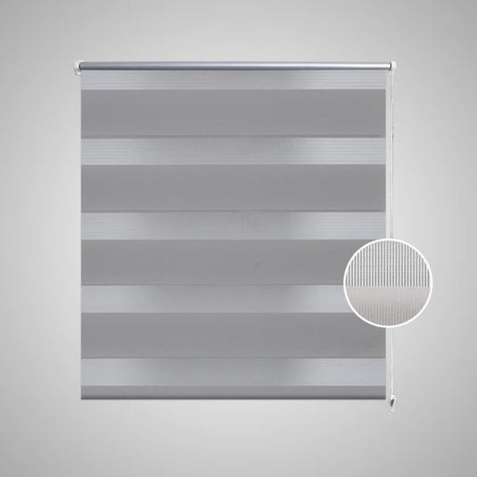 VidaXL Duo Rolgordijn 50x100cm Grijs