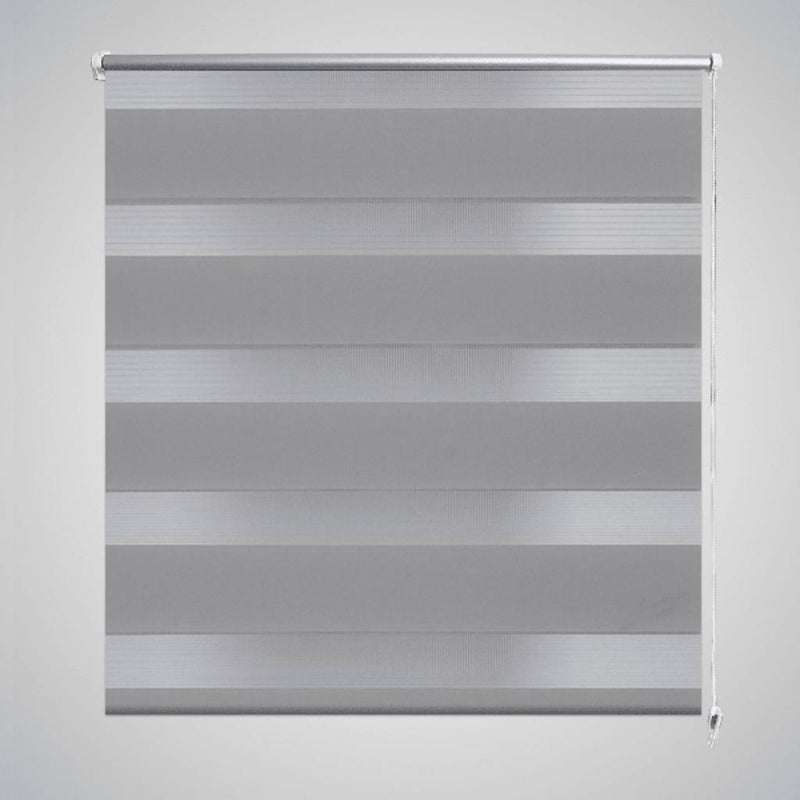 Load image into Gallery viewer, Vidaxl duo rolgordijn 60x120cm grijs
