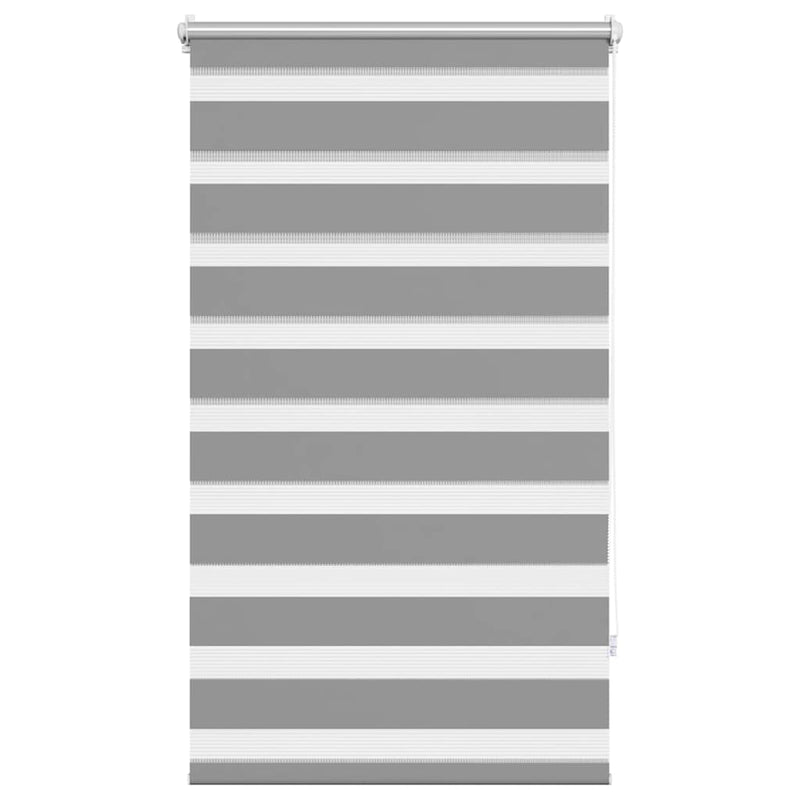 Load image into Gallery viewer, Vidaxl zebra rolgordijn 70,9 x 120 cm stofbreedte 66,7 cm grijs
