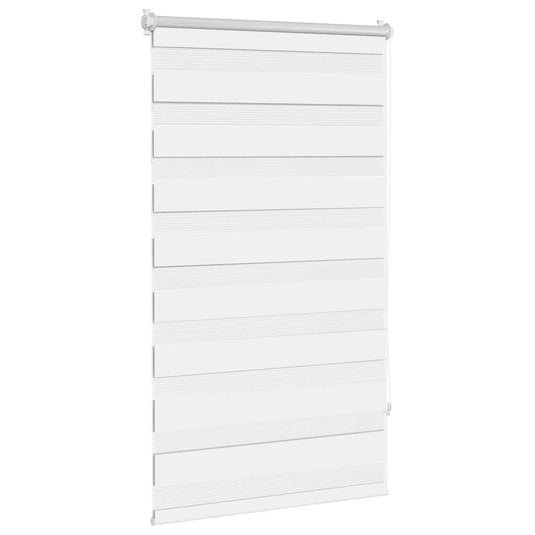 Vidaxl zebra rolgordijn 90,9 x 150 cm stofbreedte 86,7 cm wit