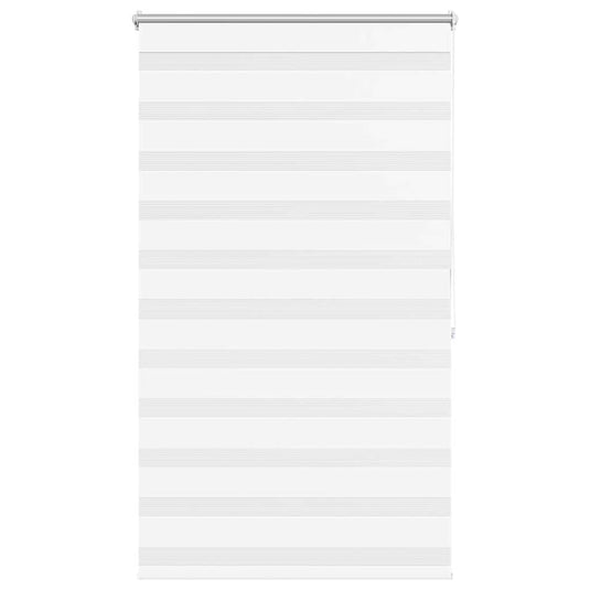 Vidaxl zebra rolgordijn 100,9 x 175 cm stofbreedte 96,7 cm wit