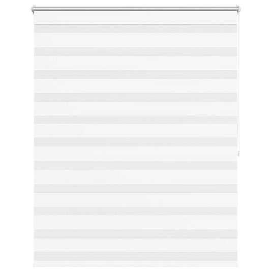 Vidaxl zebra rolgordijn 120,9 x 175 cm stofbreedte 116,7 cm wit