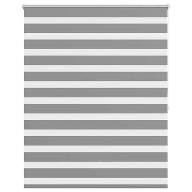Vidaxl zebra rolgordijn 120,9 x 175 cm stofbreedte 116,7 cm grijs