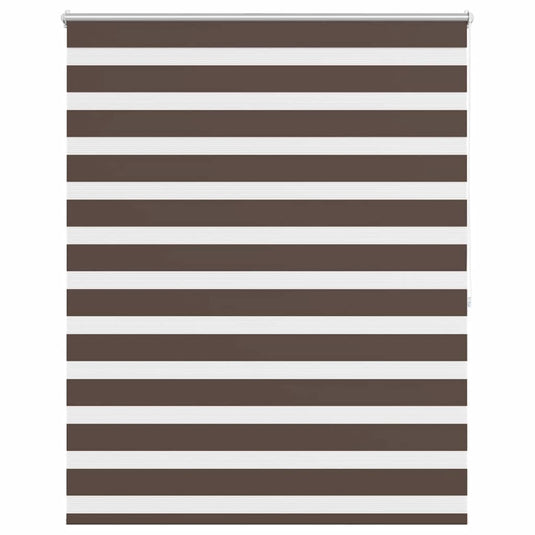 VidaXL Duo rolgordijn 120 x 175 cm koffiebruin