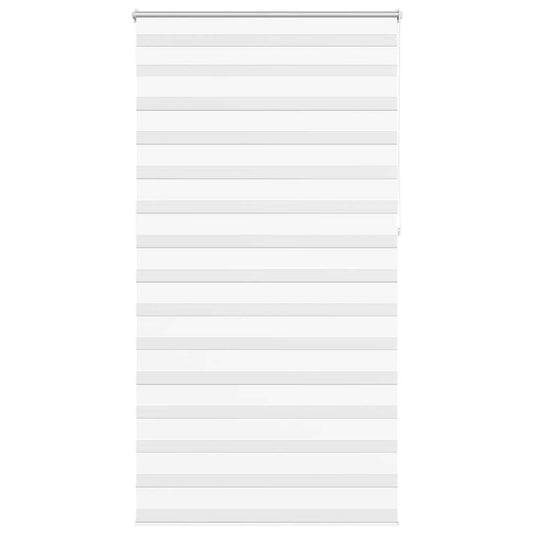 Vidaxl zebra rolgordijn 120,9 x 230 cm stofbreedte 116,7 cm wit