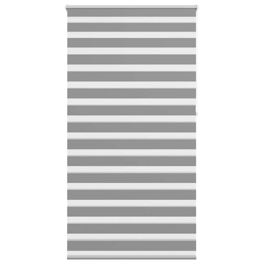 Vidaxl zebra rolgordijn 120,9 x 230 cm stofbreedte 116,7 cm grijs