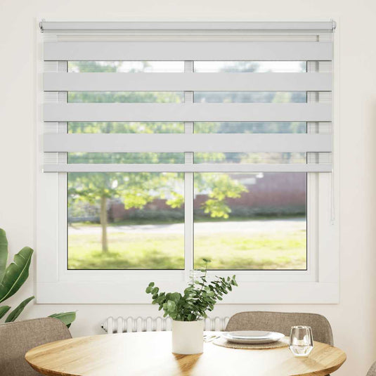 Vidaxl duo rolgordijn 140 x 175 cm wit