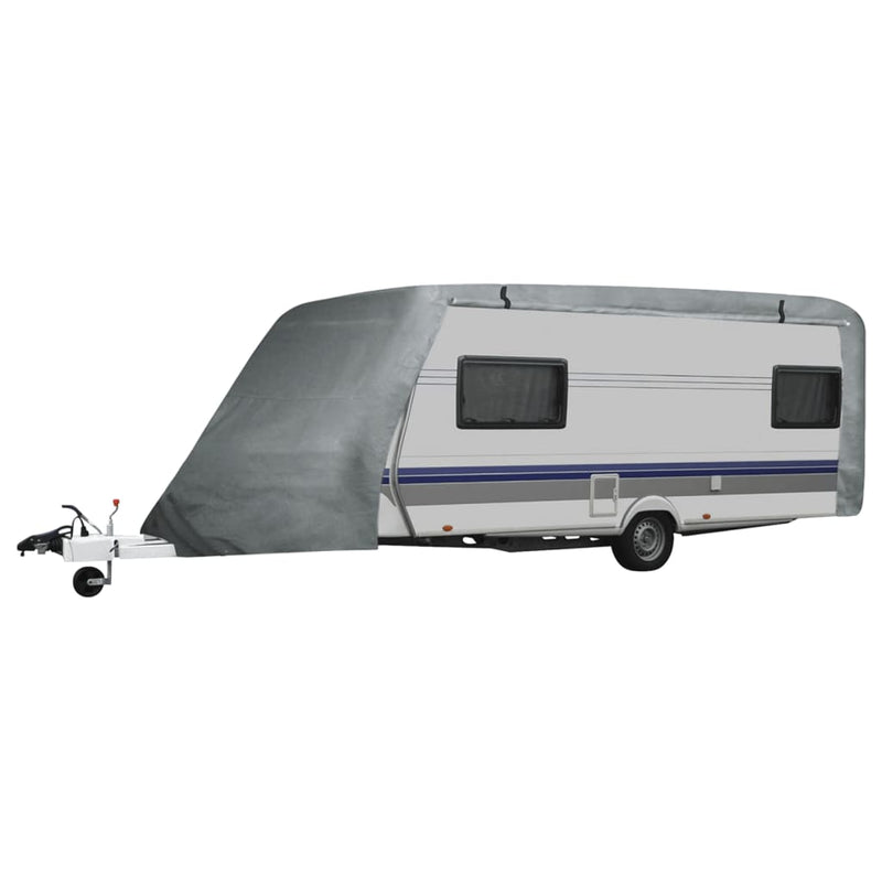 Load image into Gallery viewer, Vidaxl caravanhoes s grijs
