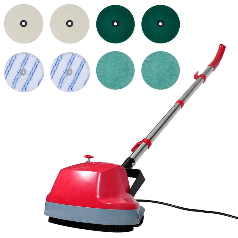 Load image into Gallery viewer, Vidaxl 5-in-1 tweekoppige vloerschrobber polijstmachine
