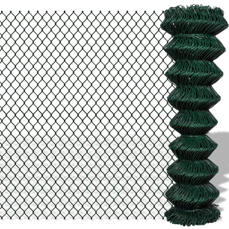 Load image into Gallery viewer, Vidaxl gaashek 1,5x15 m staal groen
