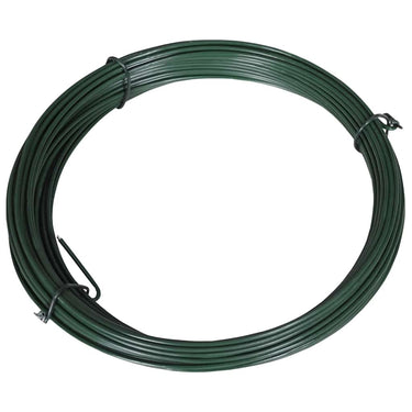 Vidaxl hekbinddraad 25 m 1,4 2 mm staal groen