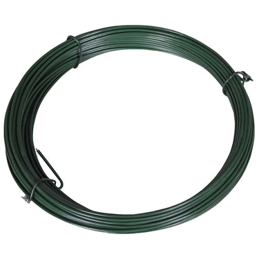Vidaxl hekbinddraad 25 m 1,4 2 mm staal groen