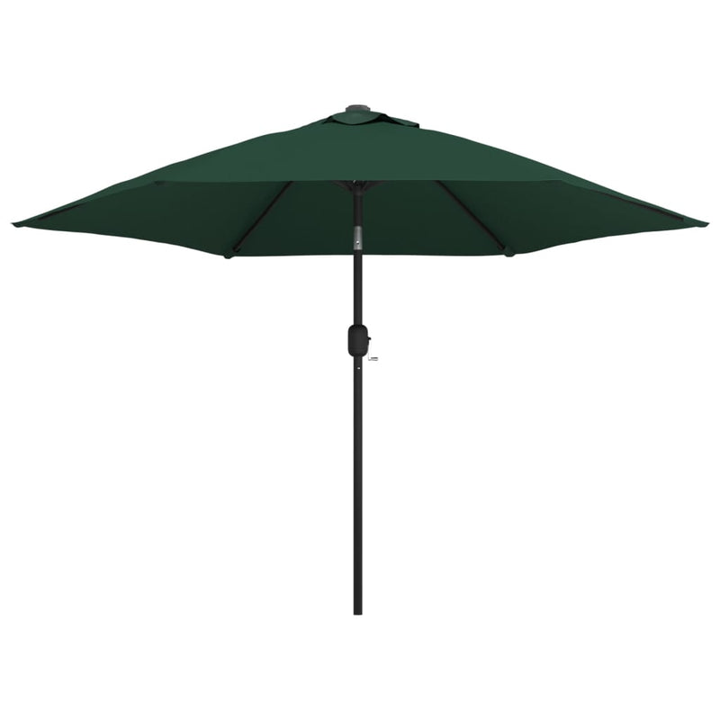 Load image into Gallery viewer, VidaXL Parasol met stalen paal 3 m groen
