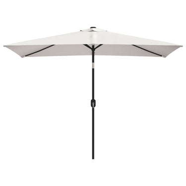 Vidaxl parasol vierhoekig zandwit 200 x 300 cm
