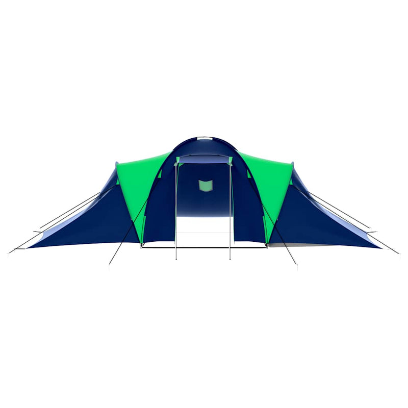 Chargez l'image dans la visionneuse de la galerie, Vidaxl tent 9-persoons polyester blauw en groen
