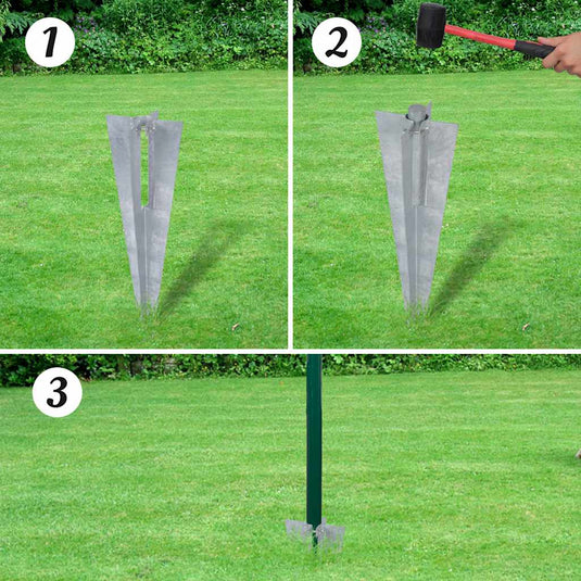 Vidaxl euro hek 10x0,8 m staal groen