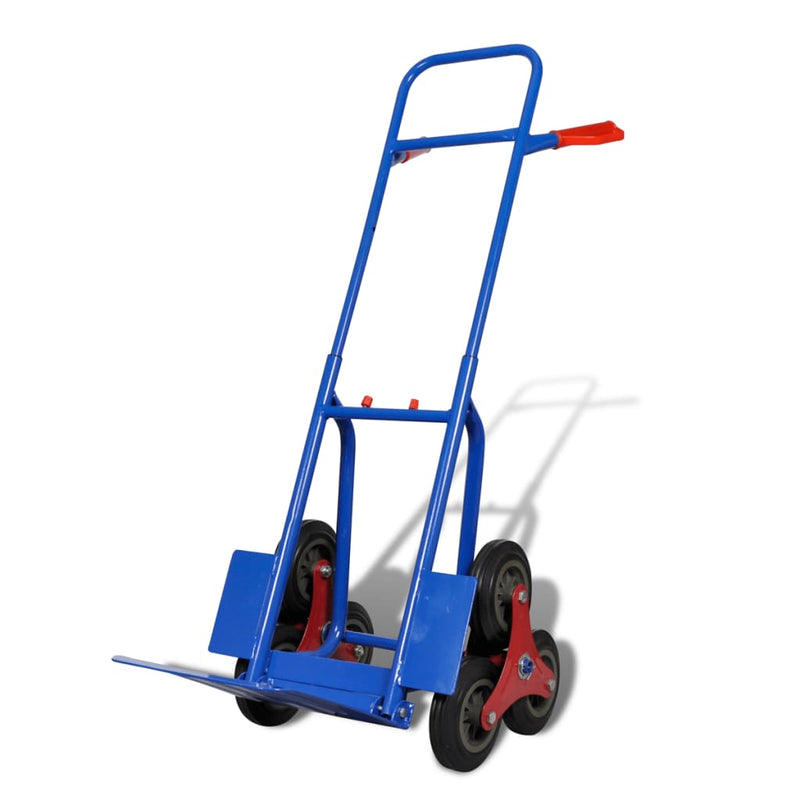 Load image into Gallery viewer, VidaXL Steekwagen inklapbaar met 6 wielen blauw
