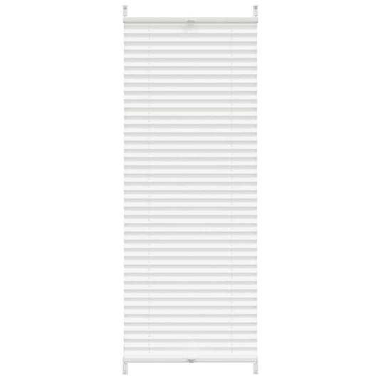 Vidaxl plisséjaloezie 40x125 cm wit