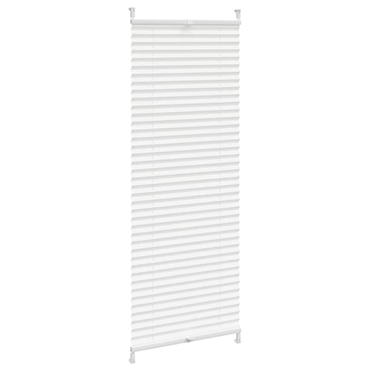 Vidaxl plisséjaloezie 40x125 cm wit