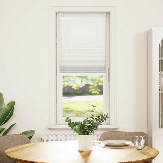 Vidaxl plisséjaloezie 40x150 cm wit