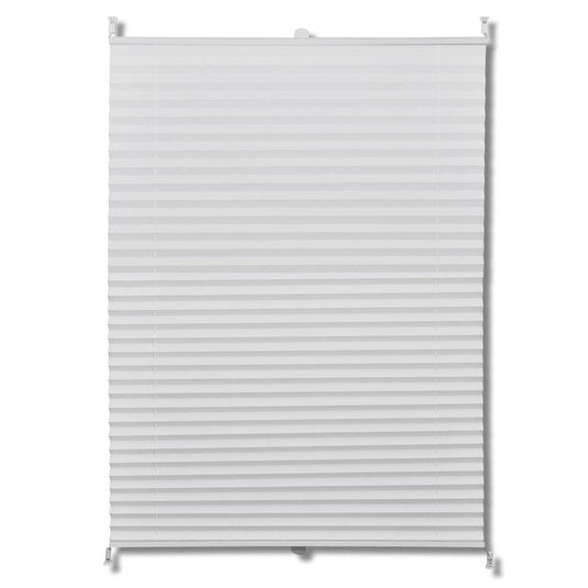 Vidaxl rolgordijn 40x200 cm geplooid wit