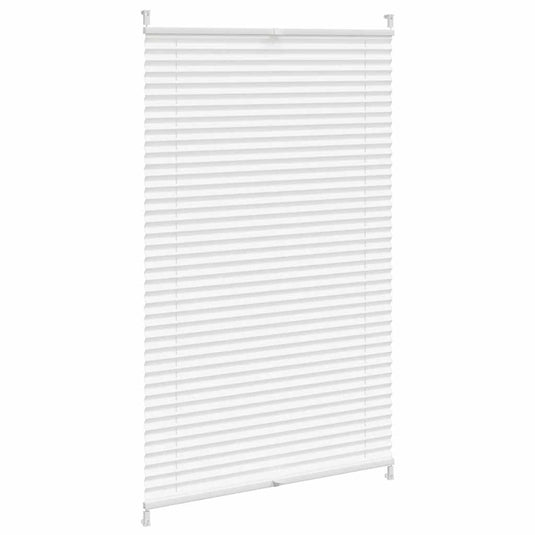 Vidaxl plisséjaloezie 70x125 cm wit
