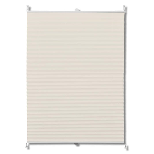 Vidaxl plisséjaloezie 50x125cm crème