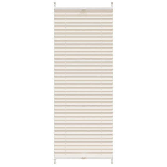Vidaxl plissé rolgordijn 60x100cm creme