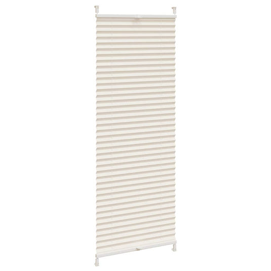 Vidaxl plissé rolgordijn 60x100cm creme