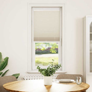 Vidaxl plisséjaloezie 60x125 cm crème
