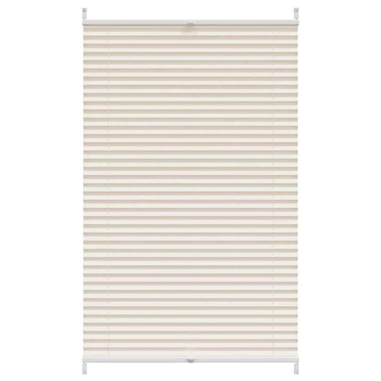 Vidaxl plissé rolgordijn 70x150cm creme