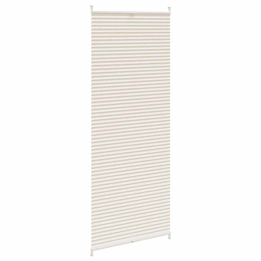 Vidaxl plissé rolgordijn 70x200cm creme