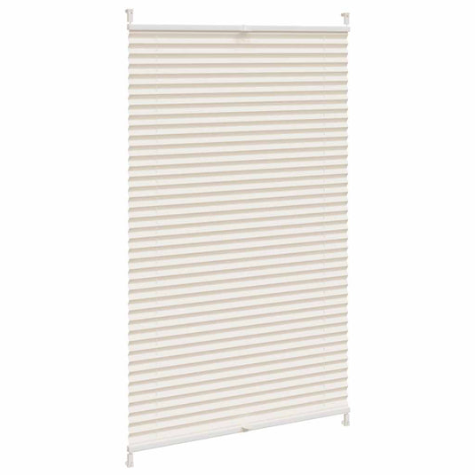 Vidaxl plissé rolgordijn 90x125cm creme