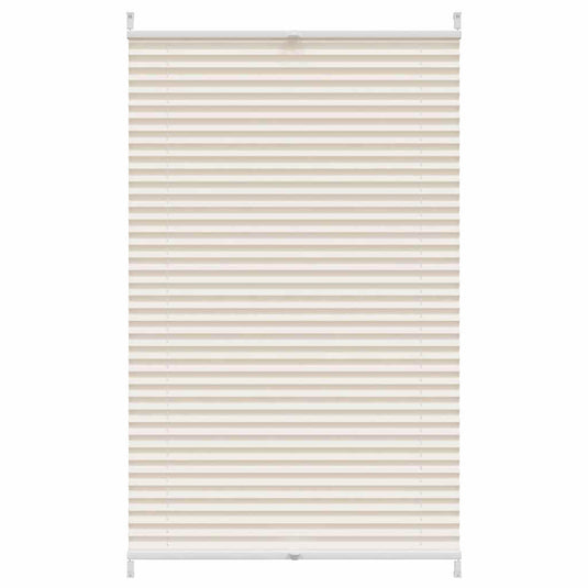 Vidaxl plissé rolgordijn 90x150 cm creme