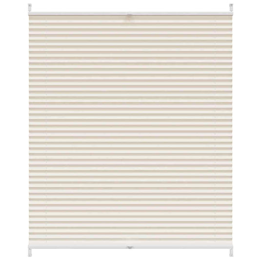 Vidaxl plisséjaloezie 100x125cm crème