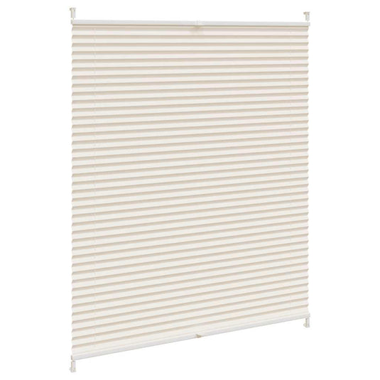 Vidaxl plisséjaloezie 100x150cm crème