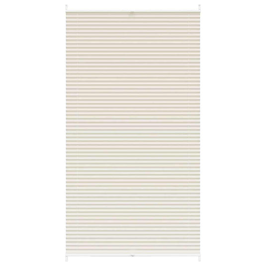 Vidaxl plisséjaloezie 100x200cm crème
