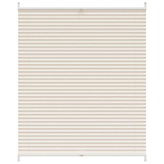 Vidaxl plisséjaloezie 110x125cm crème