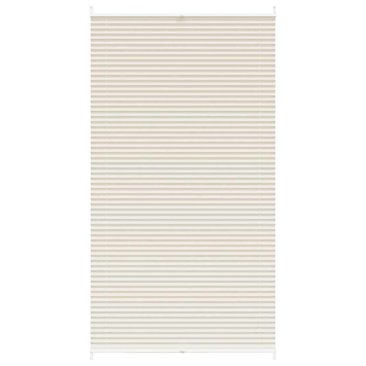 Vidaxl plisséjaloezie 110x200 cm crème