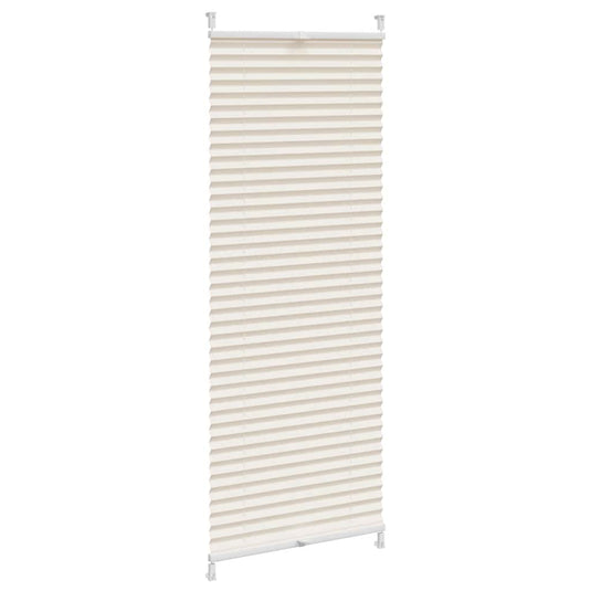 Vidaxl plisséjaloezie 40x150cm crème