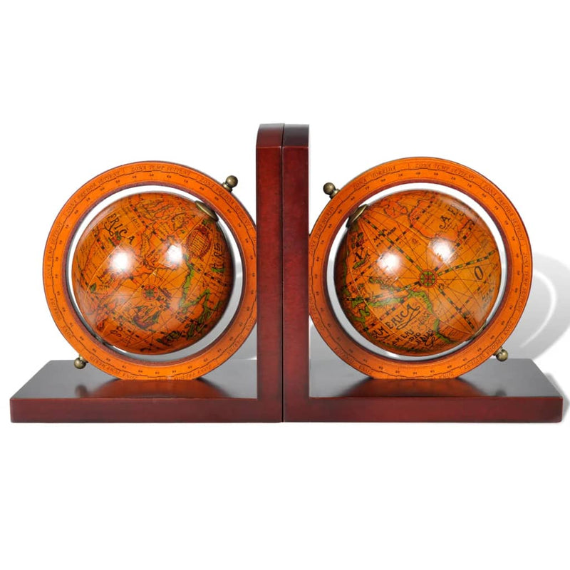 Load image into Gallery viewer, Vidaxl boekensteunen 2 st globe
