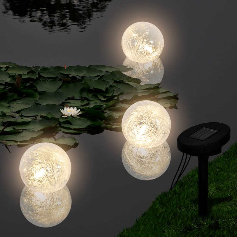 Chargez l'image dans la visionneuse de la galerie, Vidaxl vijververlichting drijvende bollen led
